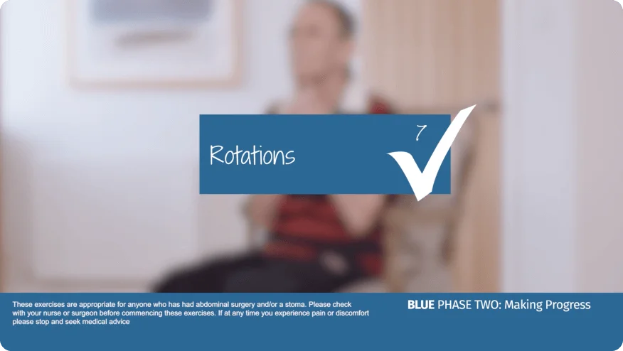 A video thumbnail of 'Blue Phase Two - Rotations'