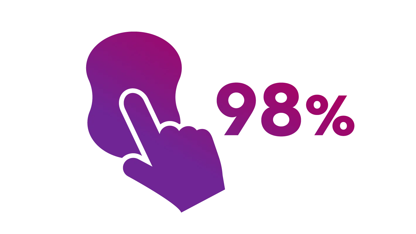 Icon - 98% Beutel einfach anzubringen.